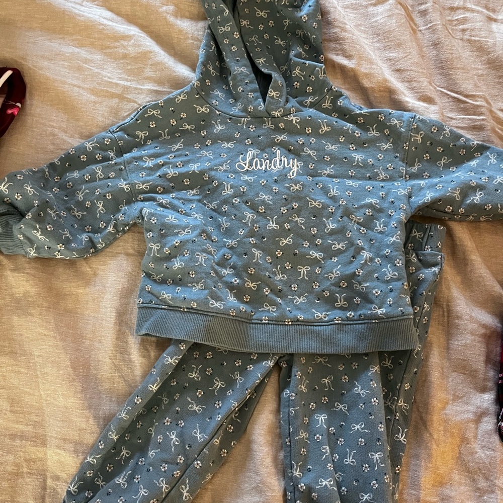 Landry monogrammed sweatset